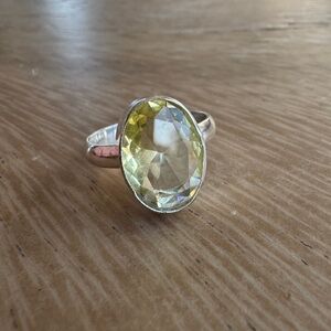 NWOT Sundance Texan Sun Ring, Citrine, Sterling Silver